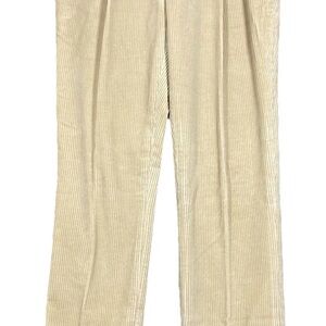 Men's Beige Corduroy Trousers